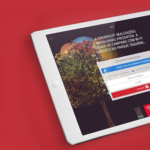 Odebrecht - Free Wi Fi em Campinas   PDV também é a rua